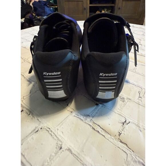 Kyedoo Size 46 Indoor Cycling Shoes Black With Delta Cleats Workout Gym Spin main image 11